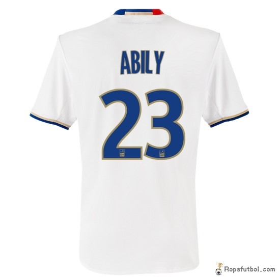 Camiseta Lyon Replica Primera Ropa Abily 2016/17 Blanco